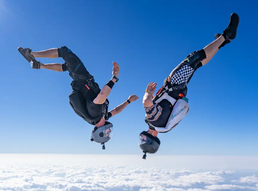 Flying in M87 gear