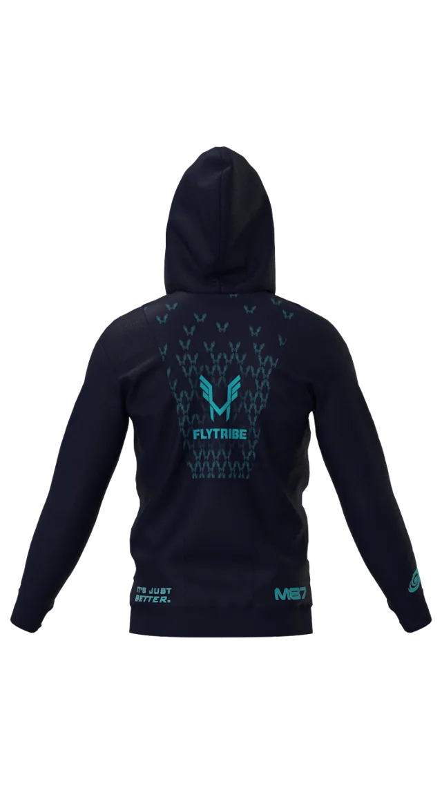 INFINITY MEN HOODIE FLYTRIBE AQUAMARINE