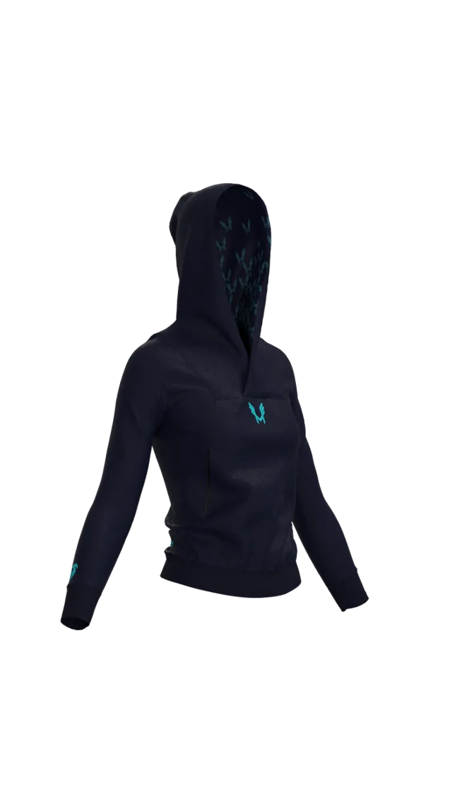 INFINITY WOMEN HOODIE FLYTRIBE AQUAMARINE